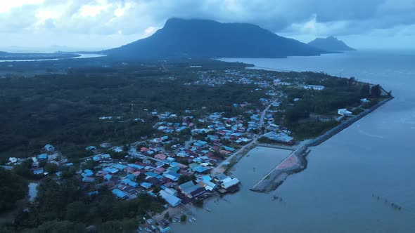 Prawn Fish Farm Aerial