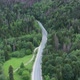 Top view of the mountain road through the forest. - VideoHive Item for Sale