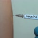 The Person Receives The Vaccine. The Syringe Vaccine - VideoHive Item for Sale