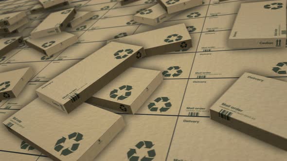 Delivery box pack production loopable seamless alt