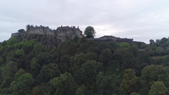 Stirling Castle in Stirling, Scotland. Sat atop Castle Hill, and is one of Scotland's largest and mo