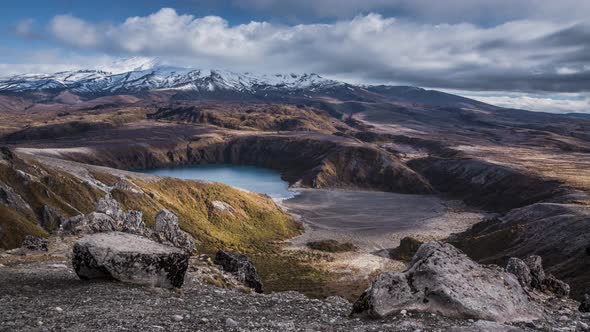 Tama lakes in Tongariro