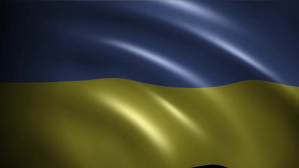 Ukraine Waving Flag