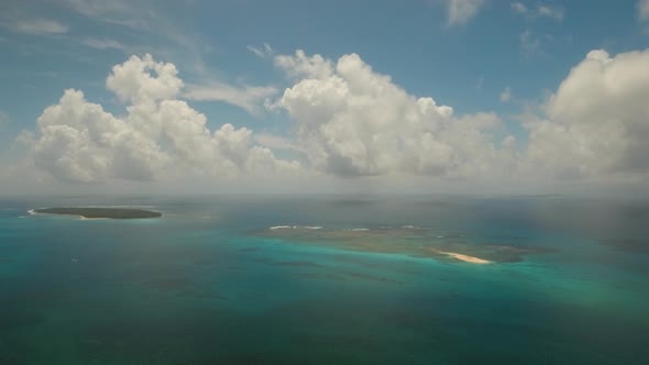 Coast of Tropical Island.