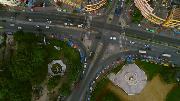 aerial view of Dar es Salaam, Tanzania