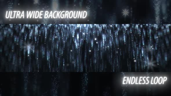 Ice Spikes Snow Falling Widescreen Background Particles