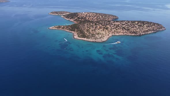 View of the Island of Calm Sea