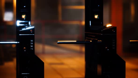 Empty Metro Station During the Coronavirus Covid19 Pandemic alt