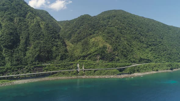 Highway on the Viaduct By the Sea. Philippines, Luzon