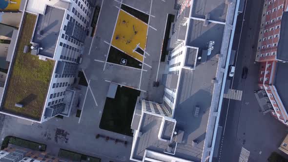 Urban Modern City Aerial Multiclip