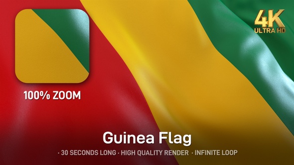 Guinea Flag - 4K