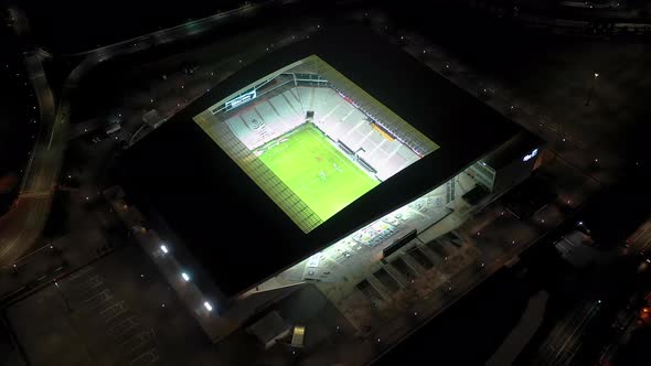 Brazilian sports centre cityscape at Sao Paulo city.