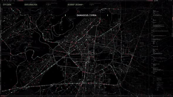 High Tech Tracking System Following Locations Of Every Vehicle In City alt