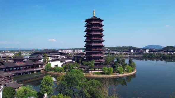 Chinese tower | Tongguan kiln, Changsha, China