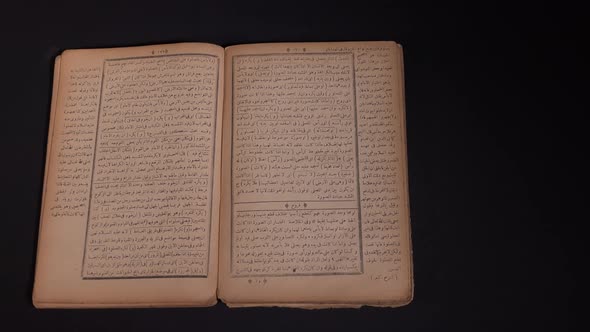 Old Quran Book - 4K