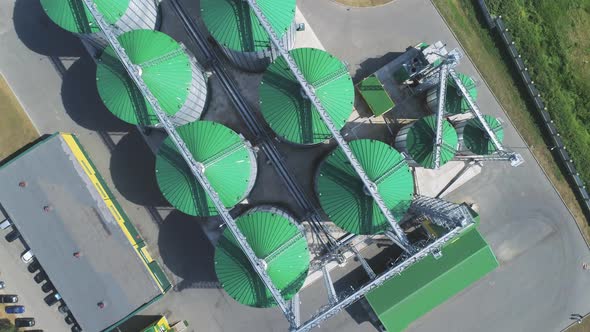 Flight From Above the Modern Granary.