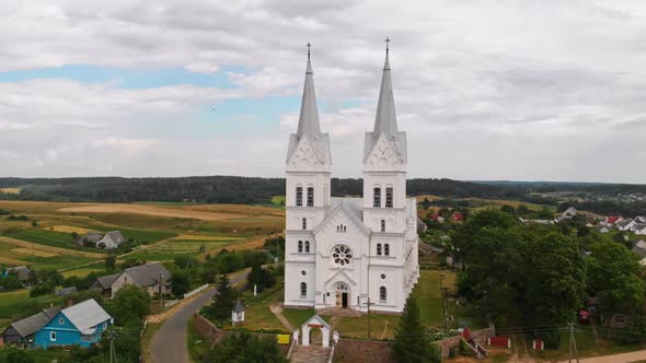 Church in Town Slobodka Braslav 