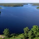 Flight Over the Taiga Forest Lake - VideoHive Item for Sale
