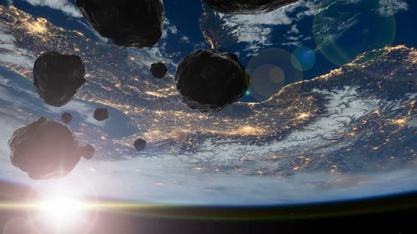 Earth and Asteroids