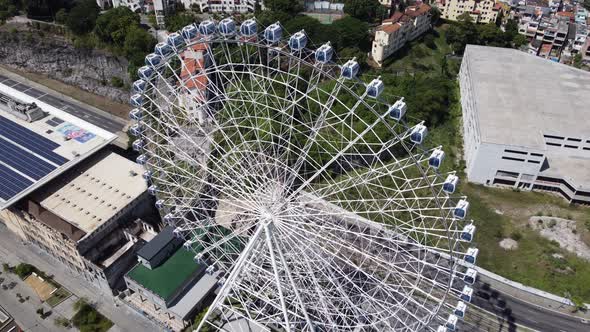 Rio de Janeiro Brazil. Major ferris wheel of Latin America.