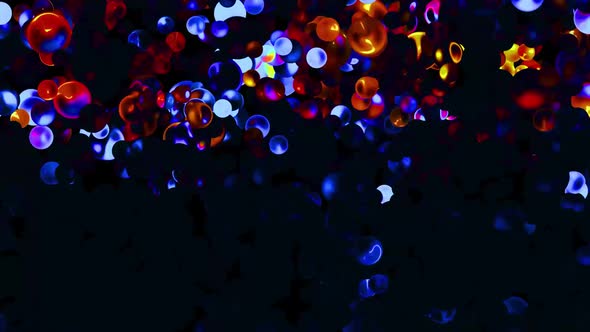 Abstract Glitter Vibrant Background Digital Rendering