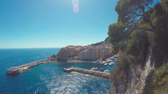 Boats And Yachts In Monaco Port