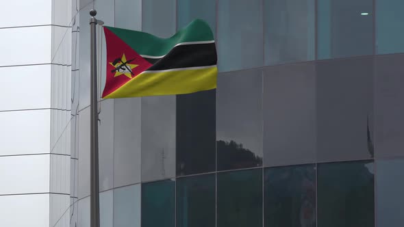 Mozambique Flag Background 2K