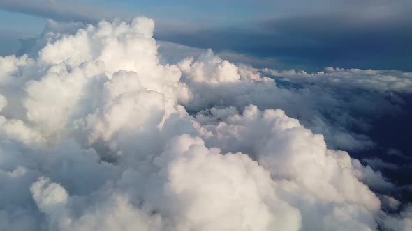 Flying Above Thick Clouds