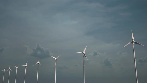 Antenna of an offshore wind farm