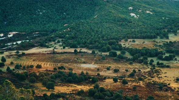 Mountain And Sad Hill Cemetery, Burgos Spain