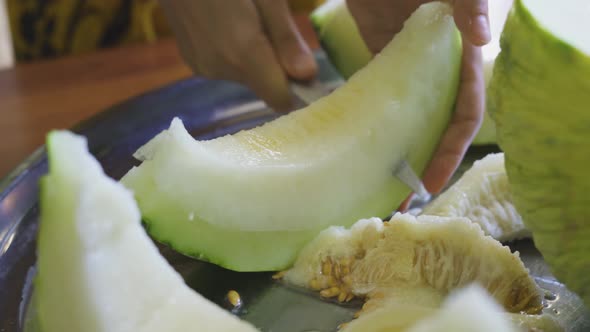 Cutting Sweet Melon