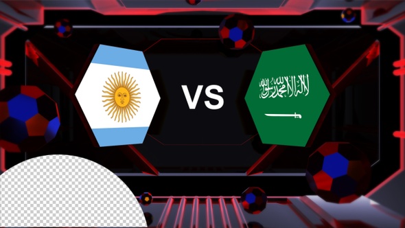 Argentina Vs Saudi Arabia Football World Cup Qatar 2022 Vs Card Transition