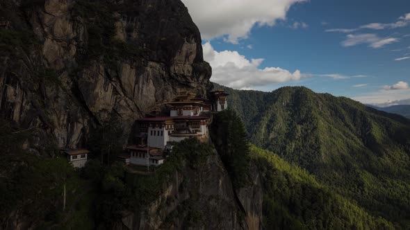 Time Lapse of Tiger's Nest Monastery in Bhutan