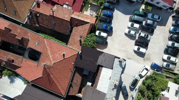 Aerial Sarajevo Neighborhood
