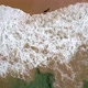 Tropical Landscape of Sand Beach and Sea Waves Rolling in - VideoHive Item for Sale