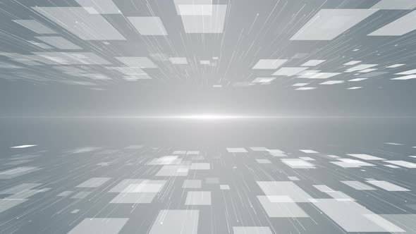 White Particles Background alt