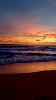 Kantiang Bay Sunset in Koh Lanta Krabi Thailand at the Beach