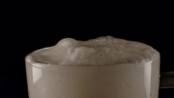 Cup of Beer with Foam