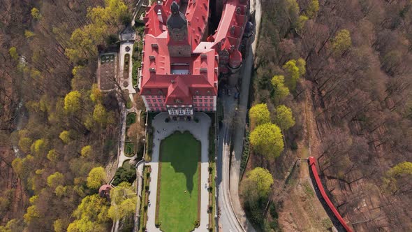 Ksiaz Castle in Poland Lower Silesia