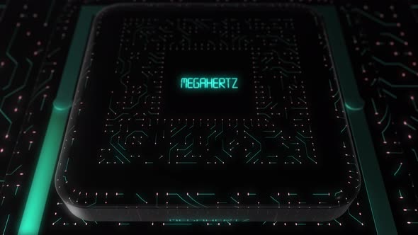 Digital Circuit Board Megahertz