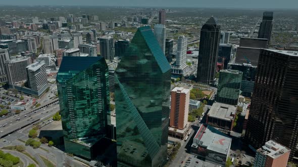 Aerial View of Dallas Texas