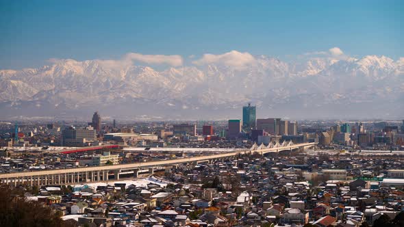 Toyama City, Japan Skyline 