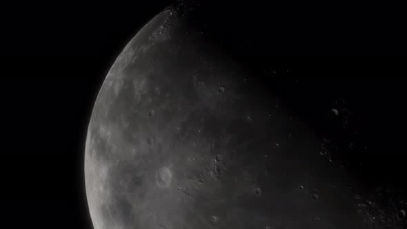 Moon in Deep Space