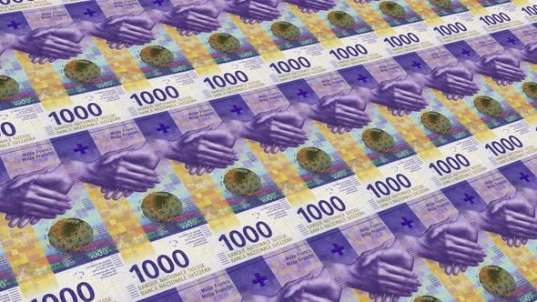 Switzerland Banknotes Money / 500 Swiss Franc 4K