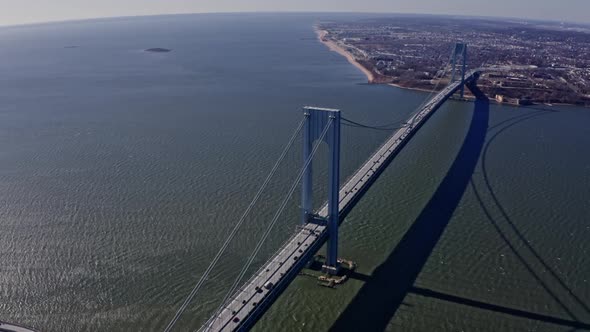 Aerial Inspection Verrazano Narrows Bridge