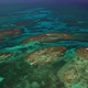 Belize Barrier Reef Caribbean Ocean Aerial Shot  - VideoHive Item for Sale
