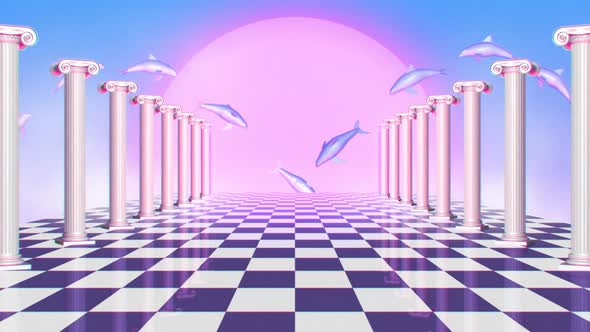 Vaporwave Background 4K