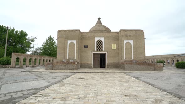 Historic Bukhara City of Uzbekistan. Chashma-Ayub Mausoleum