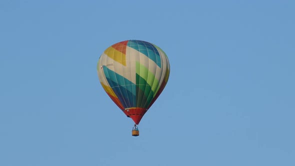 The Balloon Soars in the Sky