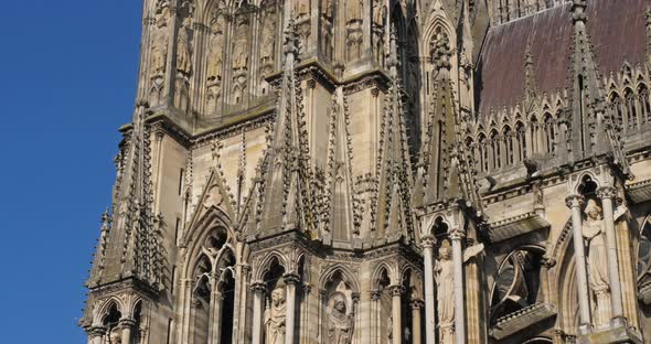 Cathedral Notre Dame of Reims, Marne department, Region Grand Est, France